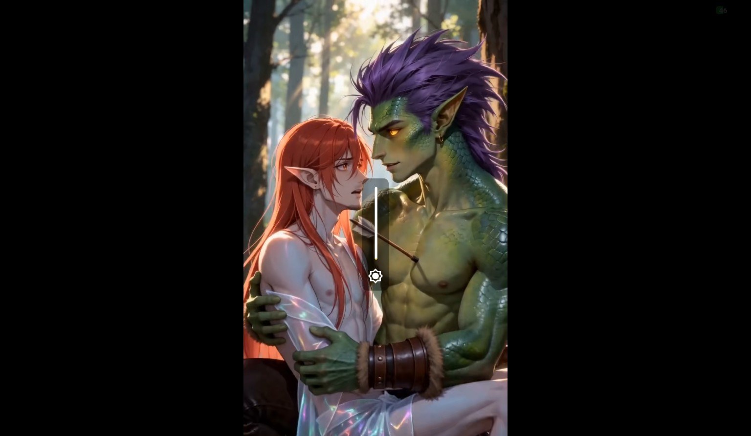 Aeren e Kaelith muito próximos